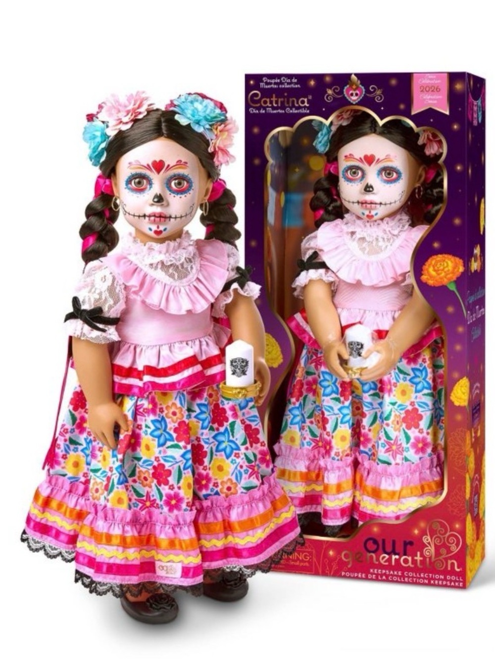Our generation Catrina dis de muertos 18 inch doll new in box
